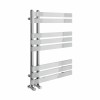 Koli 800 x 600mm Chrome Flat Designer Bathroom Heated Towel Rail Radiator