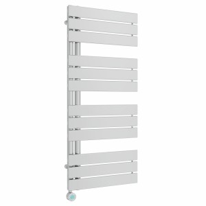 Kristiansund 1126 x 500mm Chrome Thermostatic Touch Control Electric Heated Towel Rail