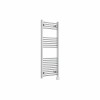 Bergen 1200 x 500mm Straight Chrome Thermostatic Wifi Control Electric Heated Towel Rail