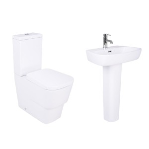Aria Close Coupled Toilet & Basin Cloakroom Suite