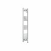 Fjord 1400 x 300mm Curved Chrome Thermostatic Touch Control Wifi Electric Heated Towel Rail