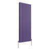 Norden Elegant Purple Oval Column Vertical Designer Radiator - Choice Of Sizes