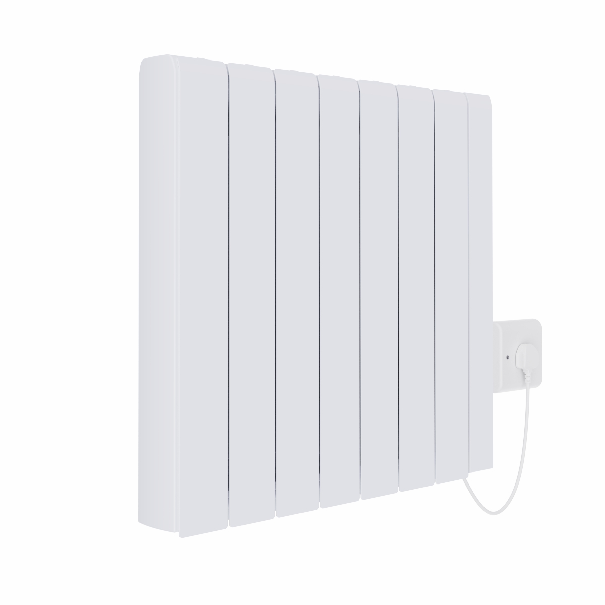 Bismo CRC 570 x 714mm White Flat Panel Ceramic Core Wifi Electric Radiator - 2000W