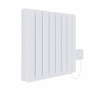 Bismo CRC 570 x 714mm White Flat Panel Ceramic Core Wifi Electric Radiator - 2000W
