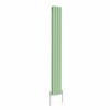Norden 1800 x 237mm Pastel Green Double Oval Column Vertical Designer Radiator