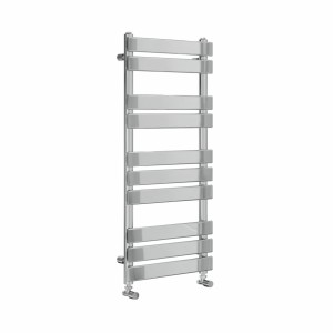 Juva 1000 x 450mm Chrome Flat Panel Heated Towel Rail