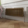 Bern 300 x 1010mm Metallic Gold Double Horizontal Column Radiator