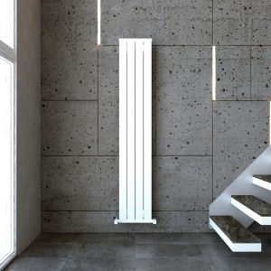 Carisa Mack 1800 x 315mm White Designer Aluminium Radiator