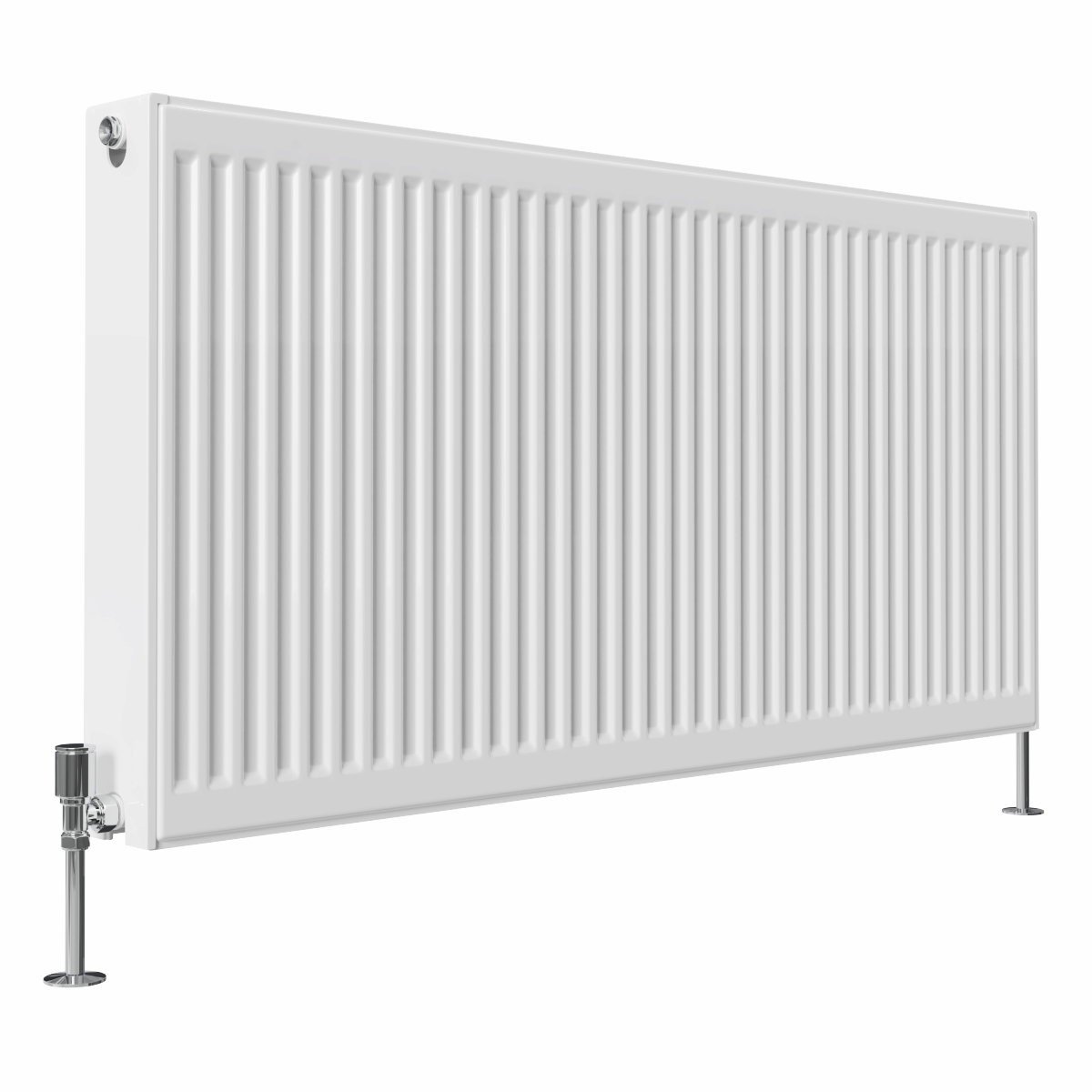 Type 22 H600 x W1200 mm Compact Double Convector Radiator - White