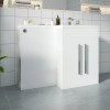 Calm White Right Hand Combination Vanity Unit Set with Concealed Cistern (No Toilet) - 1100mm