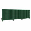 Classic  745 x 2328mm Farrow & Ball Duck Green Triple Column Cast Iron Radiator - 37 Sections
