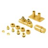 Terma Twins Right Sided All in One Integrated 50 mm Valve with Pipe Masking Set for Hex Radiator - Brass