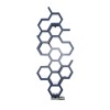 Terma Hex Designer Radiator 1220 x 486 - Denim
