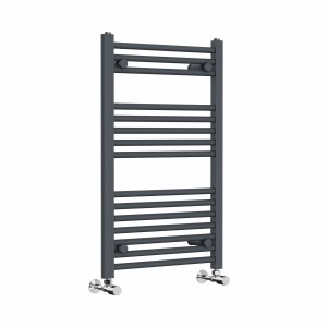 Bergen 800 x 500mm Straight Anthracite Heated Towel Rail
