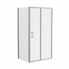 Ennerdale 1000mm Sliding Door with 900mm Side Panel - Chrome