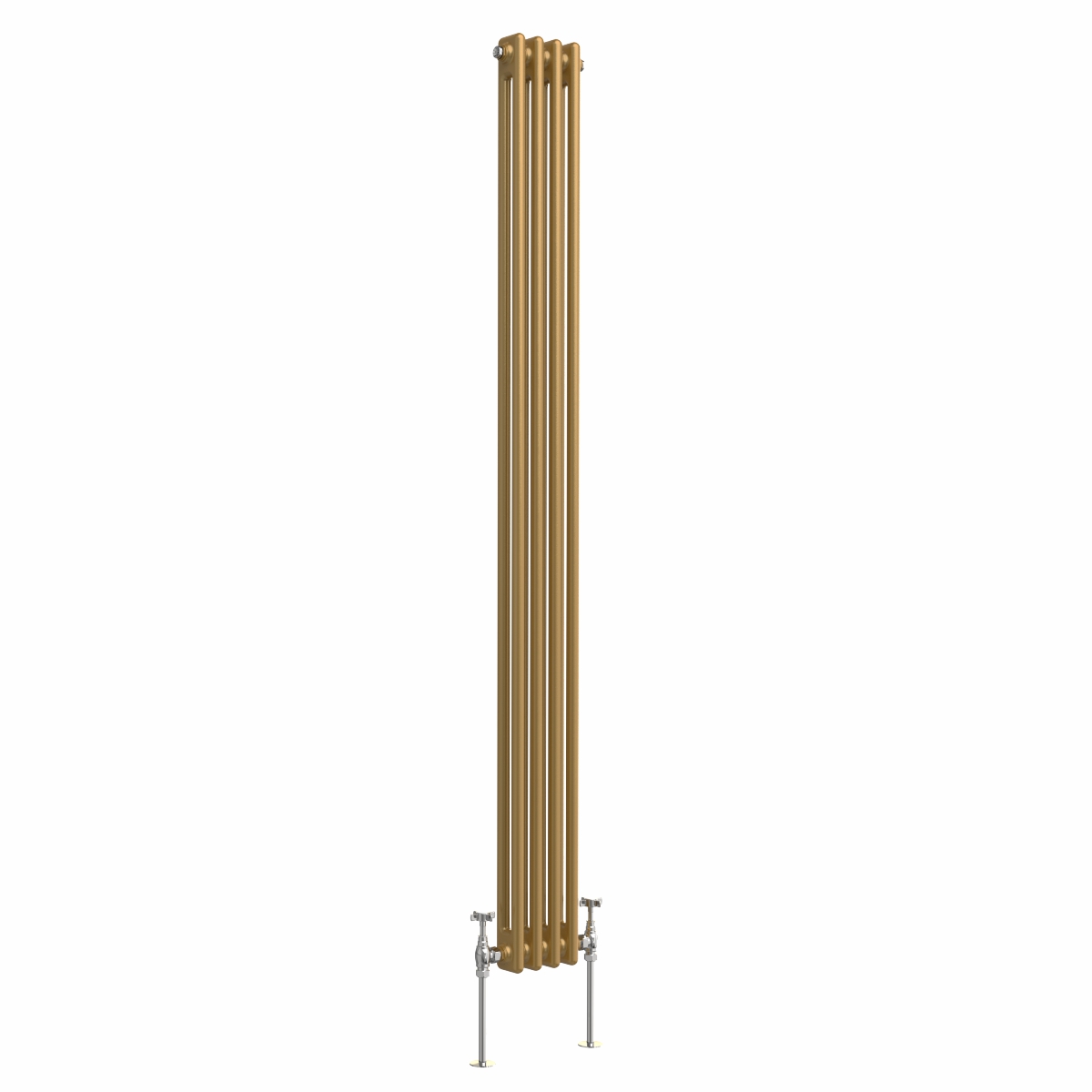 Bern 1800 x 200mm Metallic Gold Double Vertical Column Radiator
