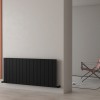 Carisa Nemo 600 x 1420mm Black Designer Aluminium Radiator