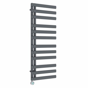 Kongsberg 1200 x 450mm Thermostatic Touch Control Electric Towel Rail - Choice of Colour & Wifi Option