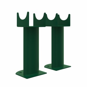 Norden Oval Column Radiator Feet - Moss Green
