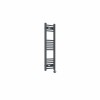 Bergen 1000 x 300mm Straight Anthracite Thermostatic Touch Control Electric Heated Towel Rail