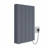 Bismo CRC 570 x 444 Grey 1000W Electric Wifi Ceramic core Radiator