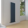 Carisa Plata 1800 x 560mm Anthracite Designer Aluminium Radiator
