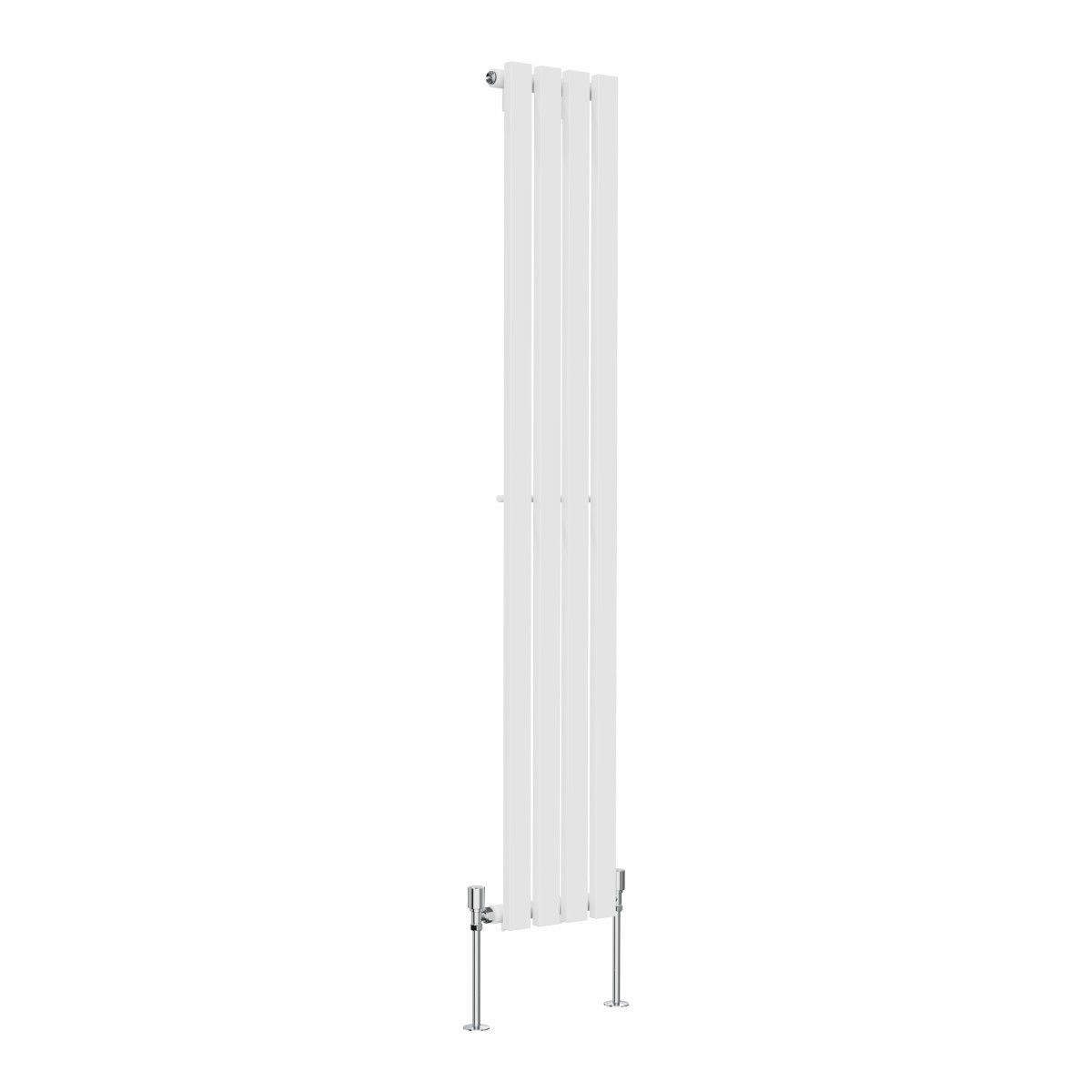 Lulea - White Flat Panel Vertical Designer Radiator- Choice of Height & Width