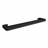 Gala Double Towel Rail Black Matt Black