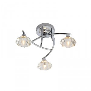 Forum Reena - 3 Lamp Bar Bathroom Spotlight IP44 - Chrome