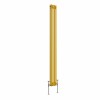 Bern 1800 x 200mm Zinc Yellow Double Column Vertical Traditional Radiator