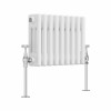 Bern - White Traditional Horizontal Triple Column Radiator - Choice of Size