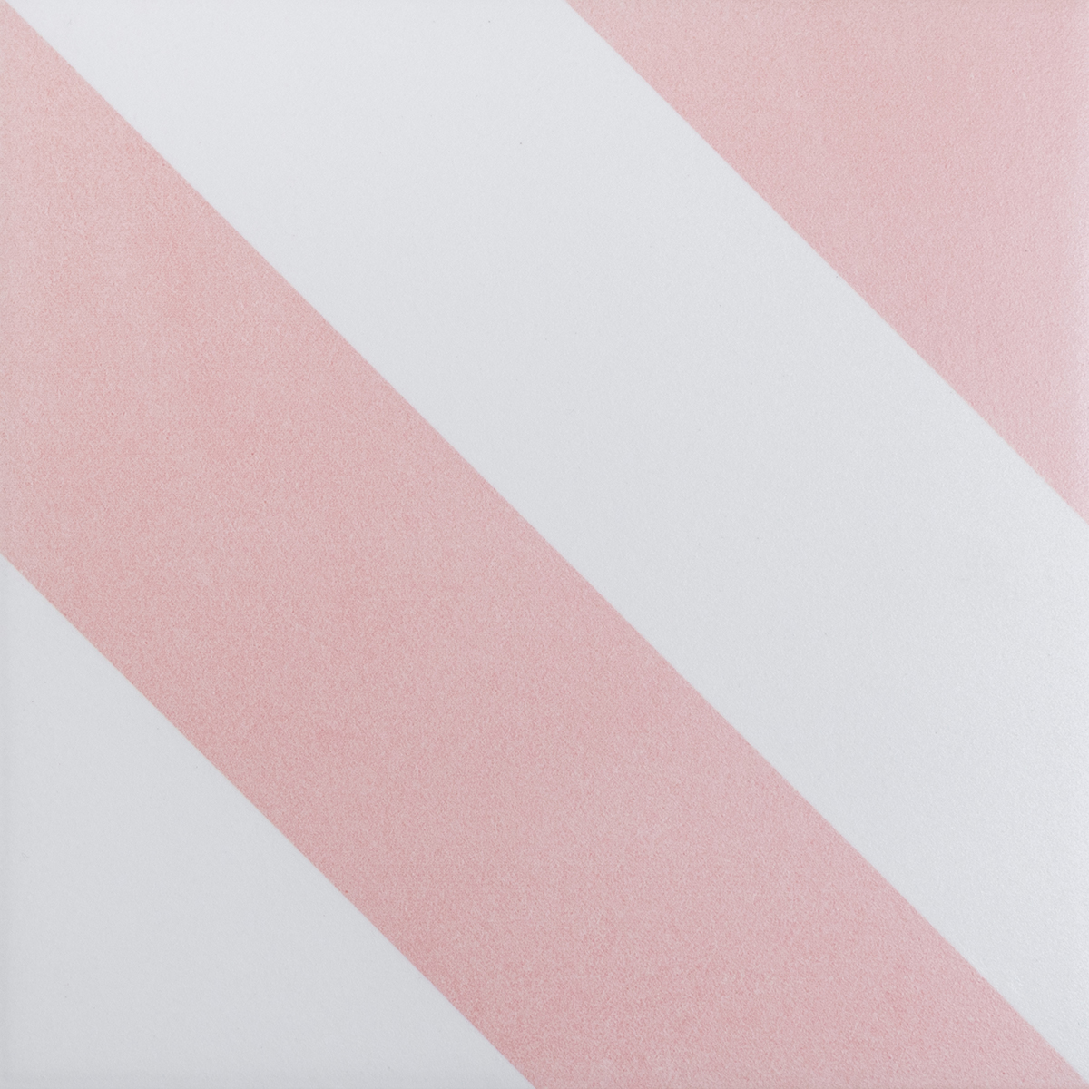 Zebra Pink and White Matt Striped Wall and Floor Tiles 223x223x11mm  - 1.14sqm - 23 - Box Qty