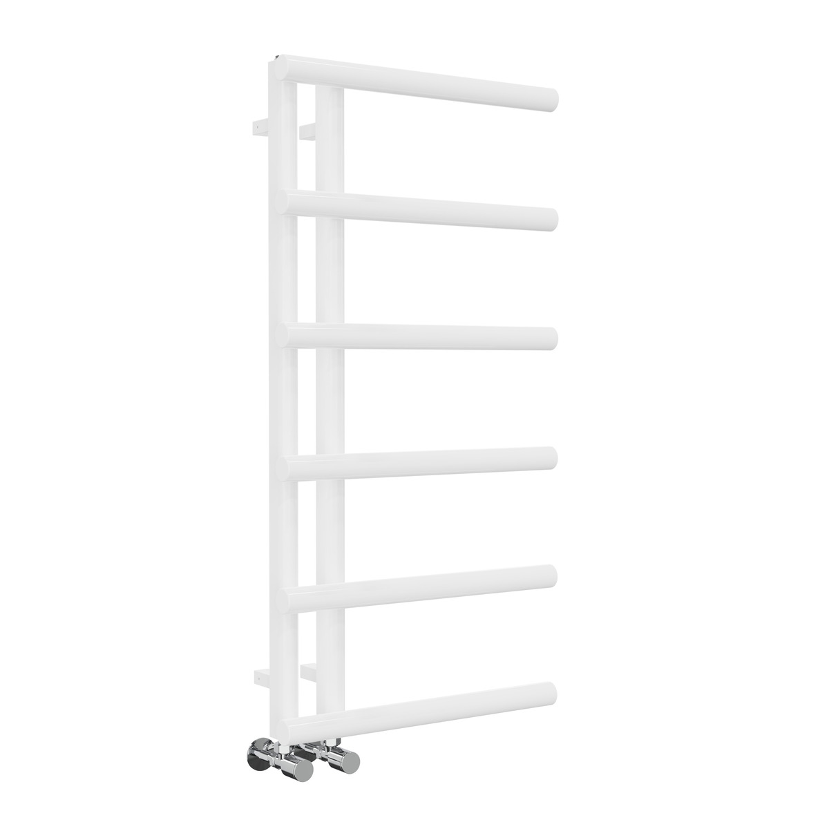 Alesund 988 x 500mm White Designer Heated Towel Rail