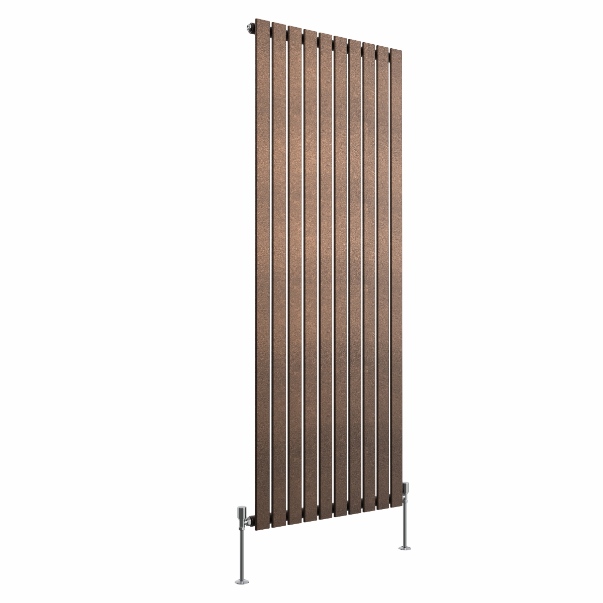 Karlstad 1800 x 682mm Black Copper Single Vertical Flat Panel Designer Radiator