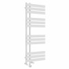 Koli 1200 x 450mm Dual Fuel White Thermostatic Touch Control Electric Heated Towel Rail