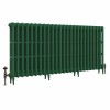 Classic  745 x 1584mm Farrow & Ball Duck Green Triple Column Cast Iron Radiator - 25 Sections