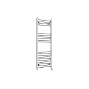 Bergen 1200 x 500mm Straight Chrome Thermostatic Touch Control Electric Heated Towel Rail