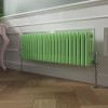 Bern 300 x 1010mm Pastel Green Triple Horizontal Column Radiator
