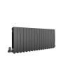 Terma Bergamo Designer Radiator 590 x 1360mm - Graphite