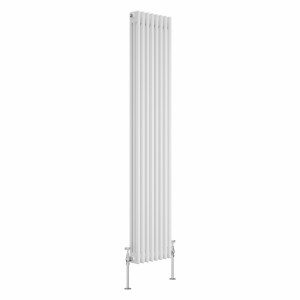 Bern 1800 x 380mm White Triple Column Vertical Traditional Radiator