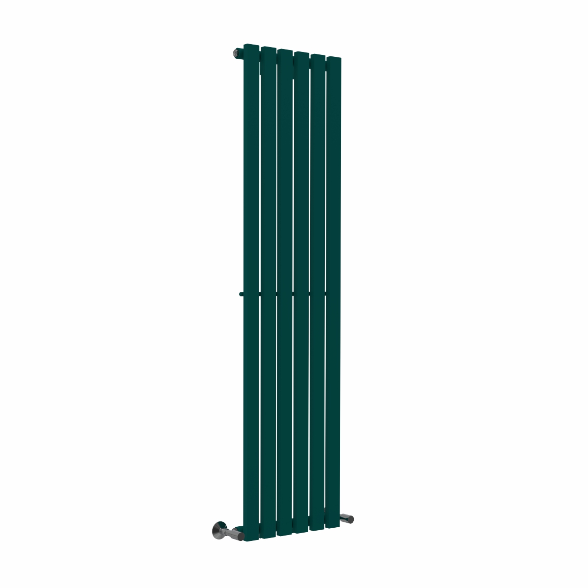 Lulea 1600 x 410mm Blue Green Single Flat Panel Vertical Designer Radiator