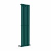 Lulea 1600 x 410mm Blue Green Single Flat Panel Vertical Designer Radiator