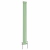 Bern 1800 x 200mm Pastel Green Double Vertical Column Radiator