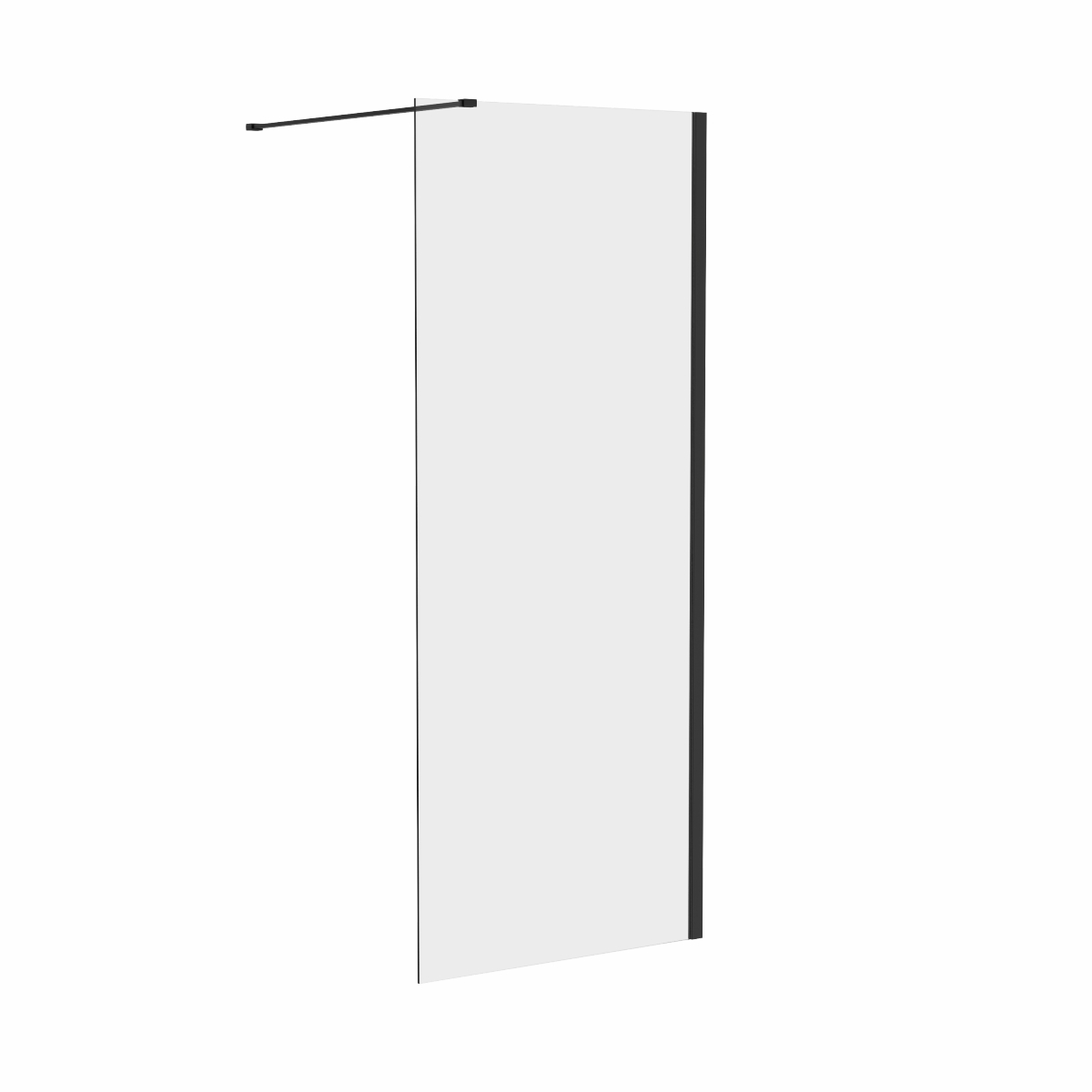 Wasdale - 760mm Wet Room Screen - Black
