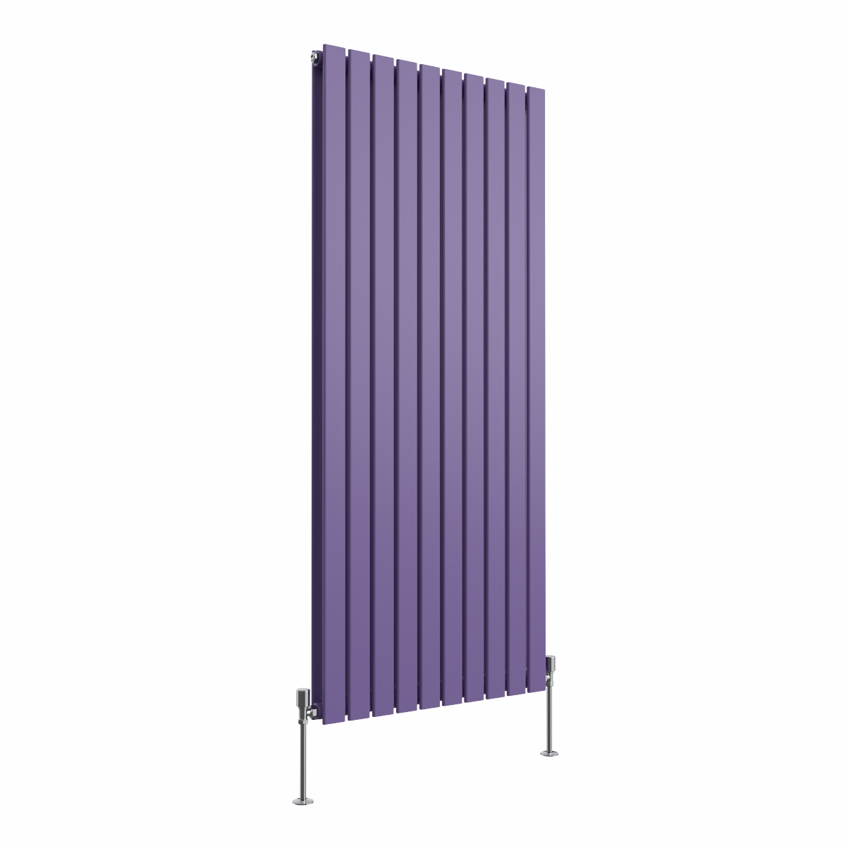 Karlstad 1600 x 682mm Elegant Purple Double Vertical Flat Panel Designer Radiator