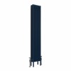 Bern 1500 x 290mm Traditional Sapphire Blue Vertical Four Column Radiator