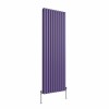 Norden 1800 x 591mm Elegant Purple Double Vertical Oval Column Designer Radiator