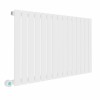 Karlstad 600 x 1022mm White Horizontal Flat Panel Wifi Electric Radiator - 1000W