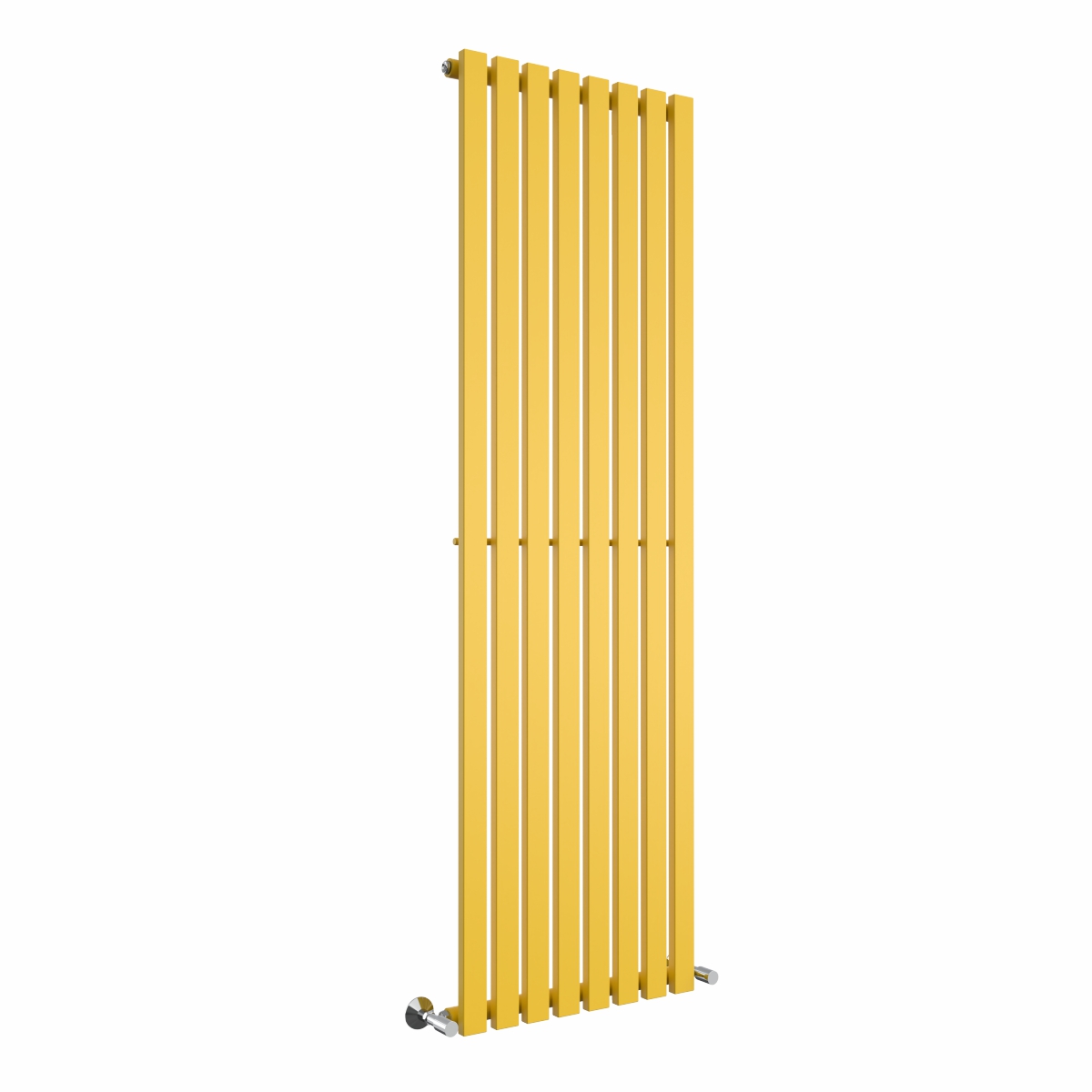 Lulea 1800 x 550mm Zinc Yellow Single Vertical Flat Panel Designer Radiator