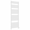 Juva 1800 x 600mm Dual Fuel White Flat Panel Simple Electric Heated Towel Rail